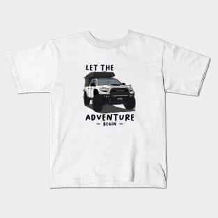 Toyota 4Runner let the adventure begin - White Essential Kids T-Shirt